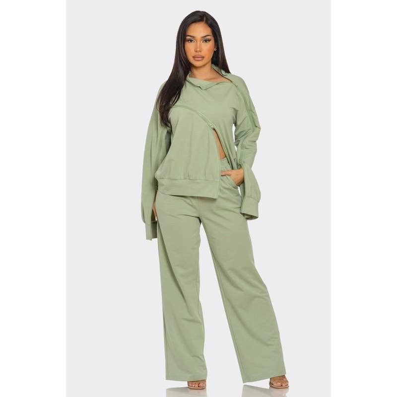 DORCAS - Wholesale Top & Pant Set (NOT Loungewear) - Women's - BAGGY PANTS SET7
