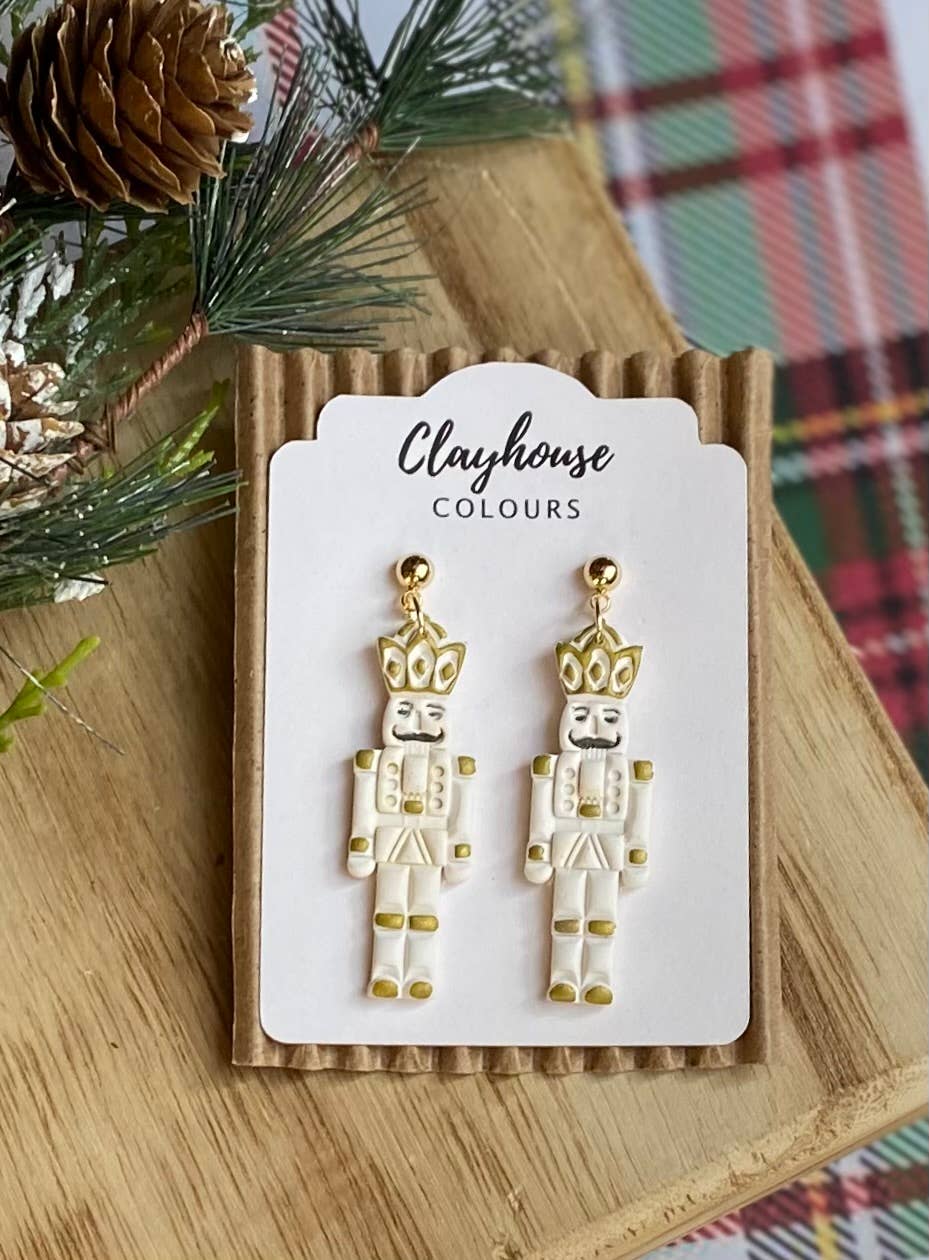 Clayhouse Colours - Wholesale Dangle Earrings - Holiday Christmas Nutcracker Earrings1