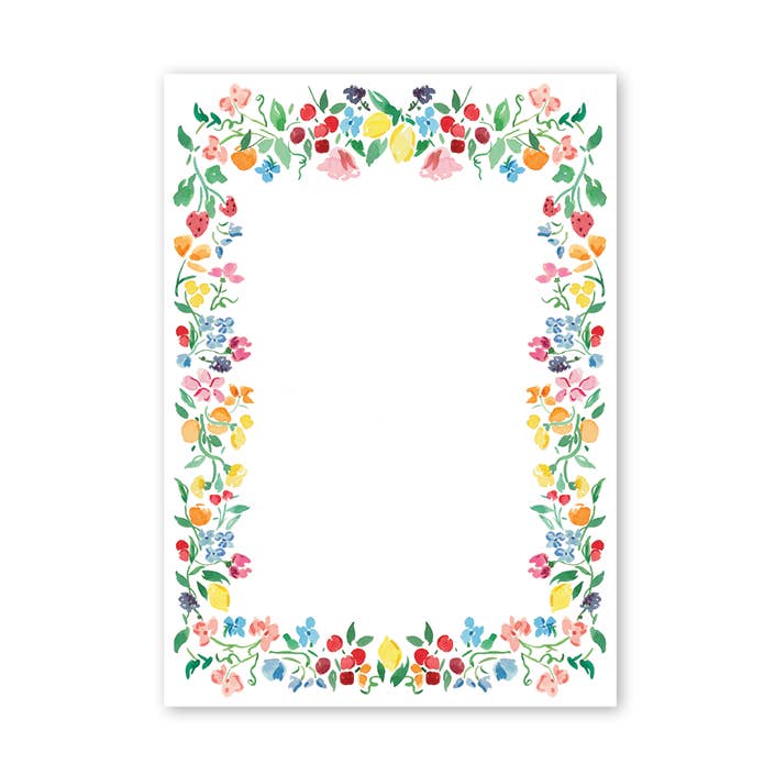 Bloc-notes Jardin Coloré pour la vente par Dogwood Hill