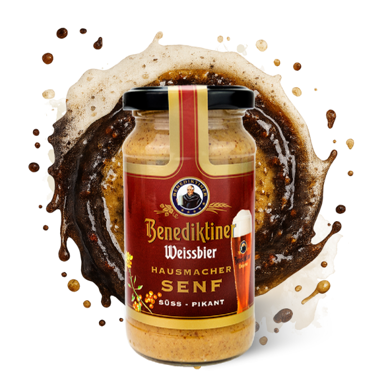 Altenburger Senf & Feinkost GmbH & Co. KG - Wholesale Mustard - Benediktiner Weissbier Hausmacher Mustard - sweet/spicy0