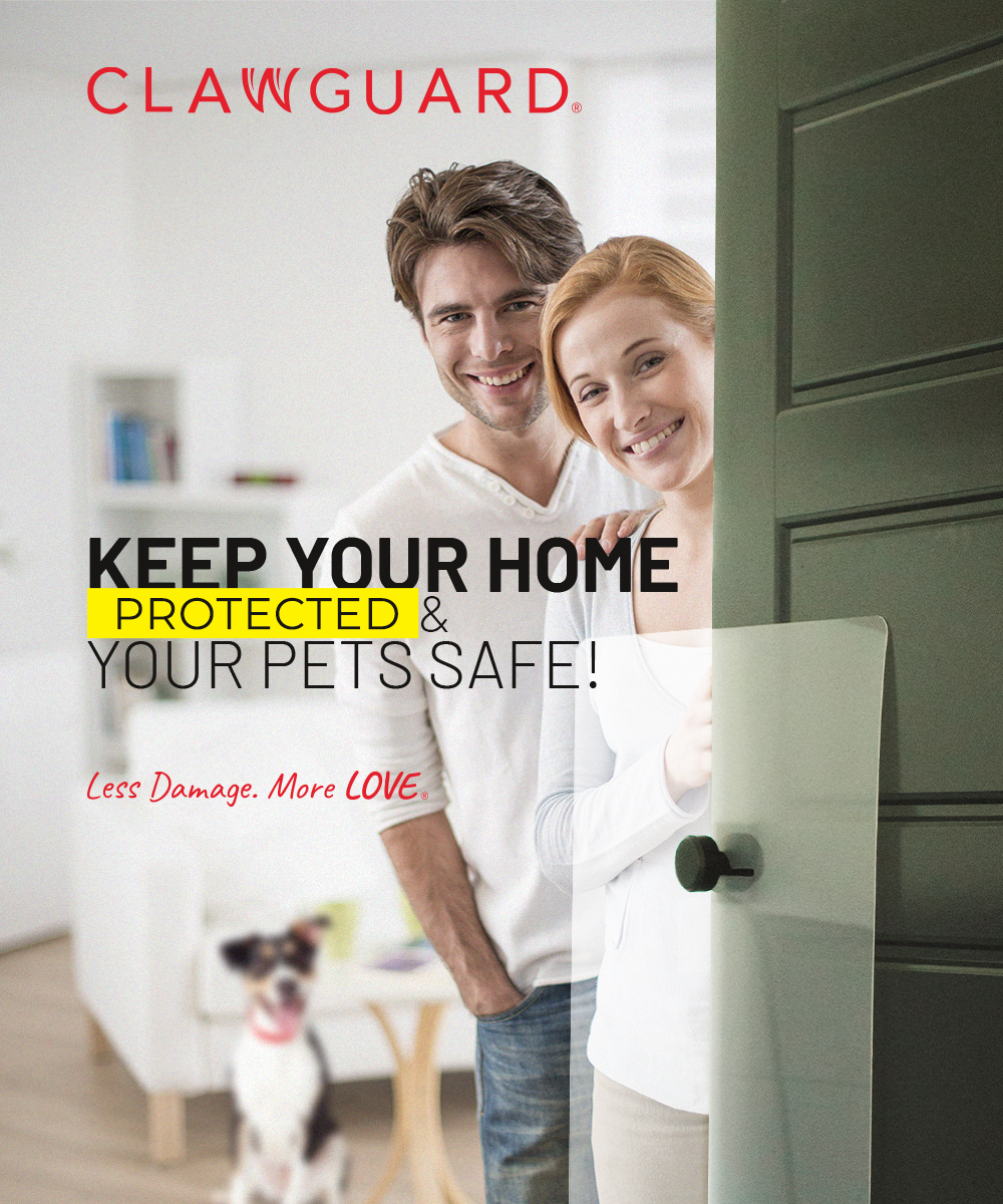 CLAWGUARD - Wholesale Pet Paw Protection - Original CLAWGUARD Door Shield - Door, Door Frame and Wall Protection7