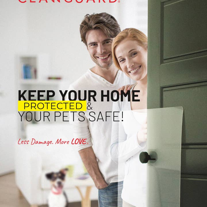 CLAWGUARD - Wholesale Pet Paw Protection - Original CLAWGUARD Door Shield - Door, Door Frame and Wall Protection7