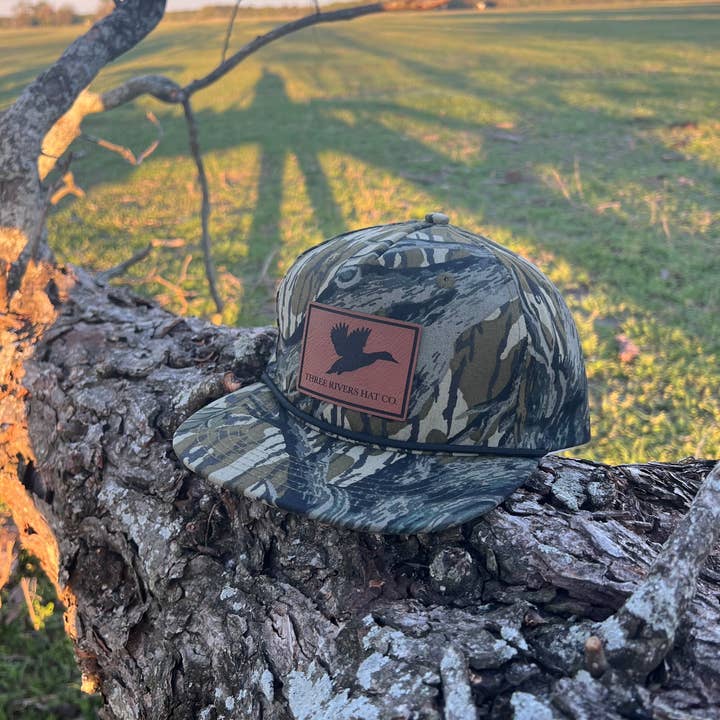 Three Rivers Hat Co. - Wholesale Trucker Hat - Unisex - Duck Silhouette - Camo Rope Hat - Lost Hat Co.