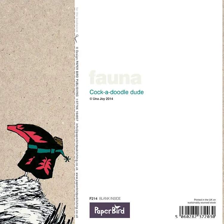 Paper Bird Publishing – wholesale Everyday greeting card – Cock-A-Doodle Dude1