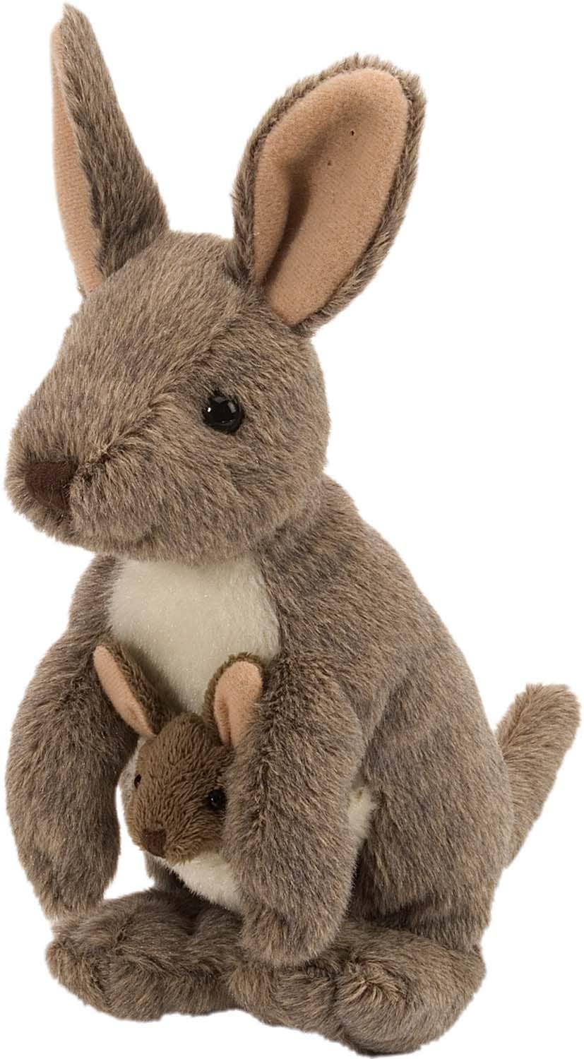 Wild Republic - Vente Peluche – enfant et bébé - CK-Mini Kangourou avec animal en peluche Joey 8 pouces0