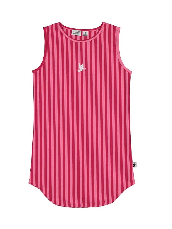 KR1317 I LOVE CANDY TANK DRESS for wholesale by Radicool Kids