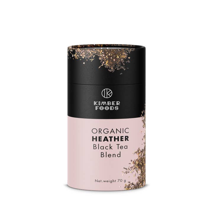 Kimber Foods – wholesale Hälsoté/Detoxté – HEATHER Svart Teblandning ekologisk