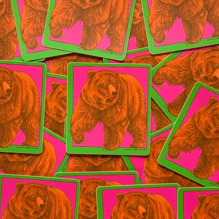 Psychedelic Lens - Wholesale Sticker - Bear sticker