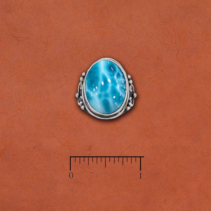 Larimar Ring for wholesale by Tidepool