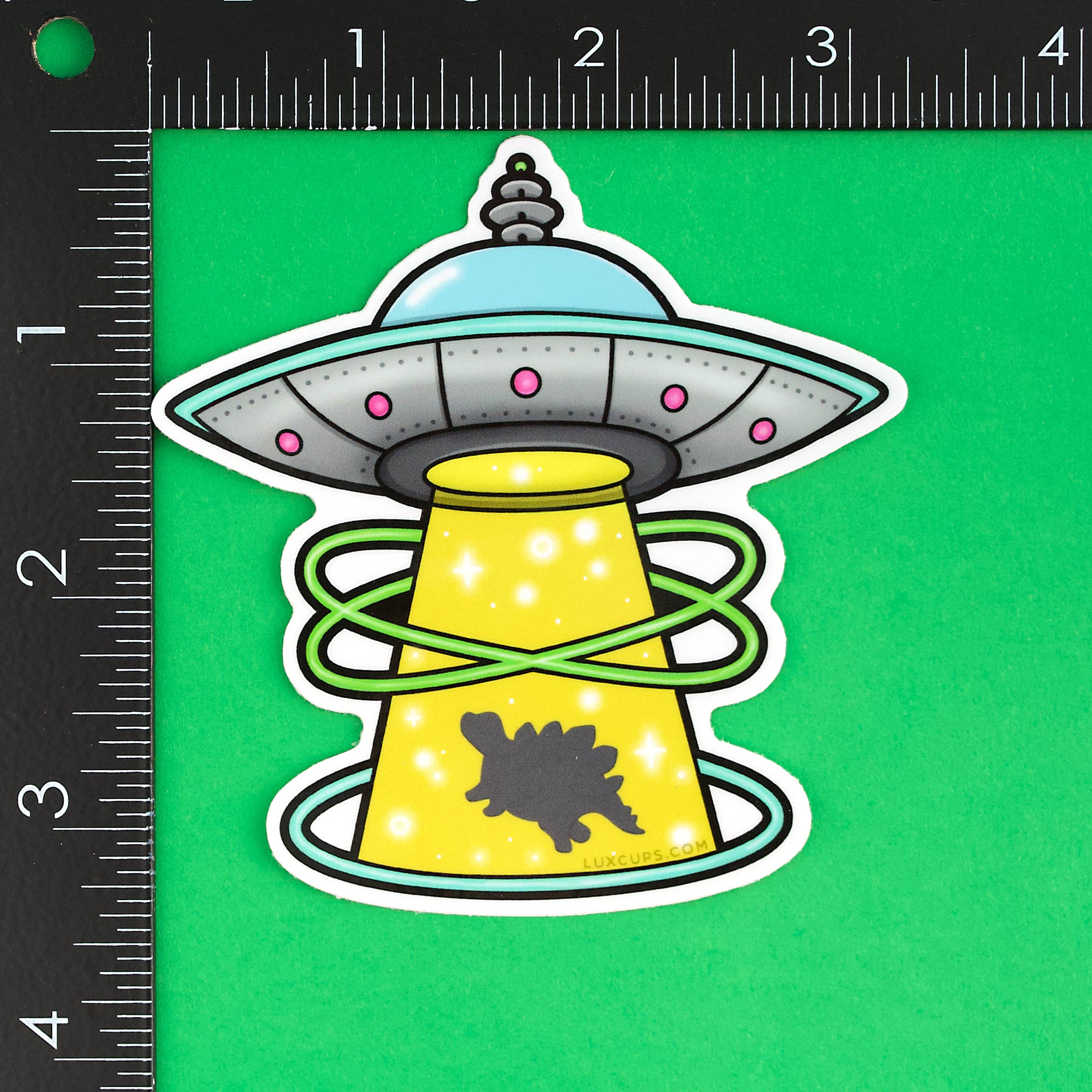 LuxCups Creative - Wholesale Sticker - Stego UFO Sticker (ON SALE!)1