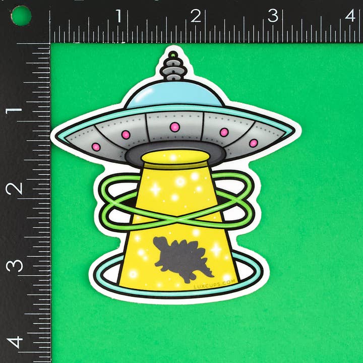 LuxCups Creative - Wholesale Sticker - Stego UFO Sticker (ON SALE!)1