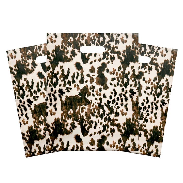 Marley Rae Mailers - Wholesale Grocery/Shopping Bag - 12x15 Merchandise Shopping Bag- Classic Cowhide