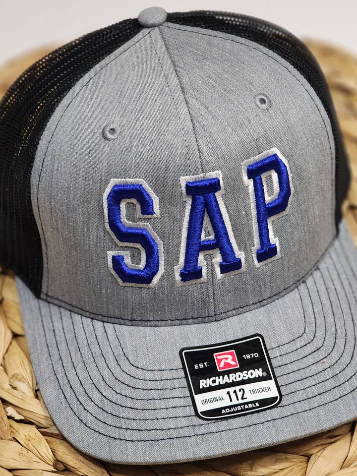 Custom Men’s Trucker Hat – Richardson 112 Cap with Puff for wholesale by Hillside Threads Wholesale