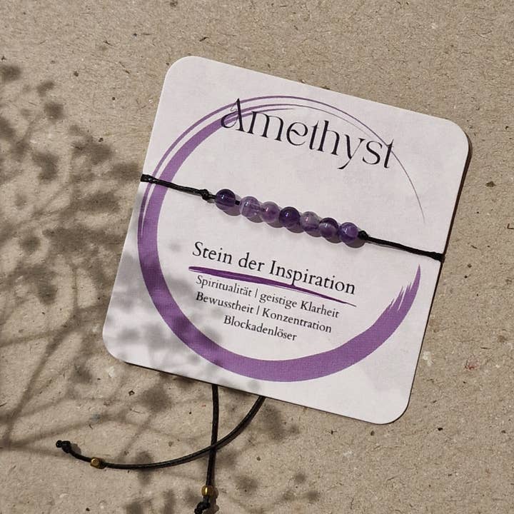 AMETHYST Armband - 7 Edelsteine - Trendschmuck für den Großhandel von isaMi