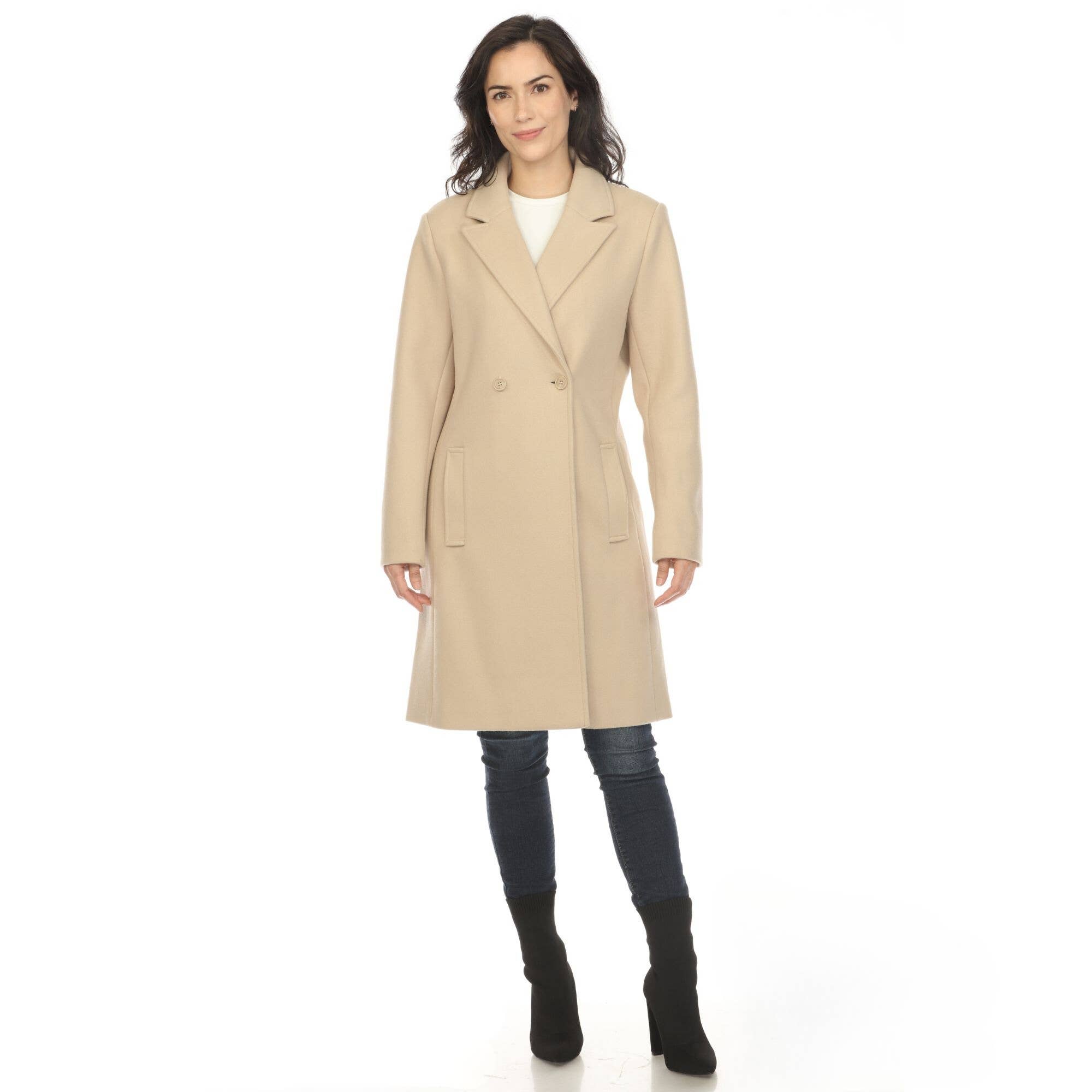 WHITE MARK - Vente Manteau – femme - Manteau Walker classique pour femmes35