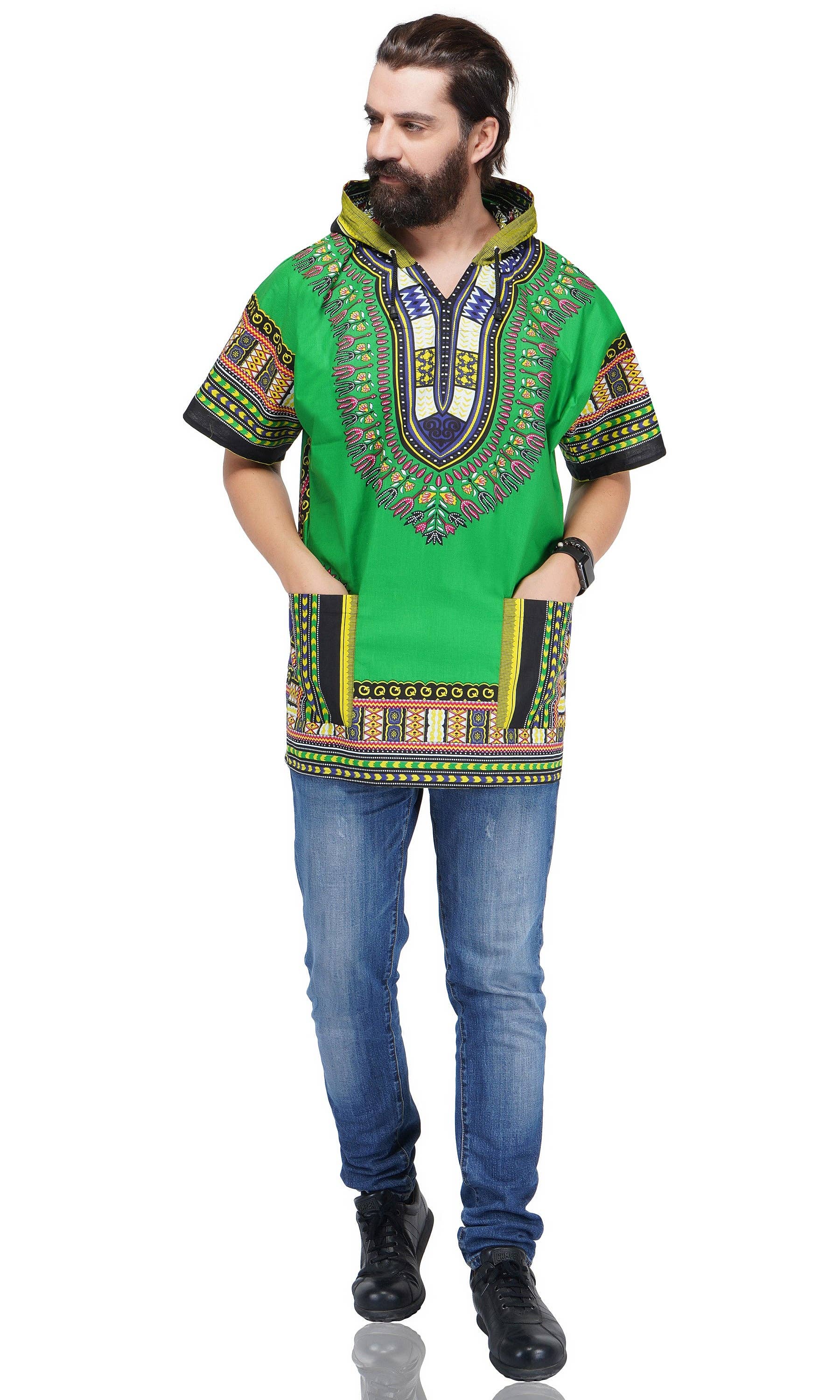 Satsuma Wholesale - Wholesale Hoodie - Men's - Unisex Dashiki Hoodie1