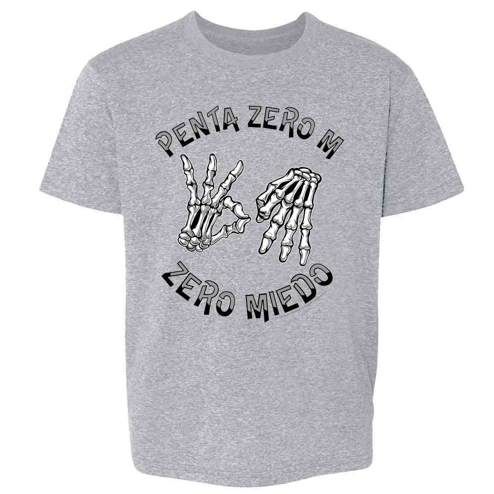 Pop Threads - Vendita all'ingrosso Maglietta serigrafata - Bambini - Penta Zero M Zero Miedo Luchador Lucha Libre Bambini0