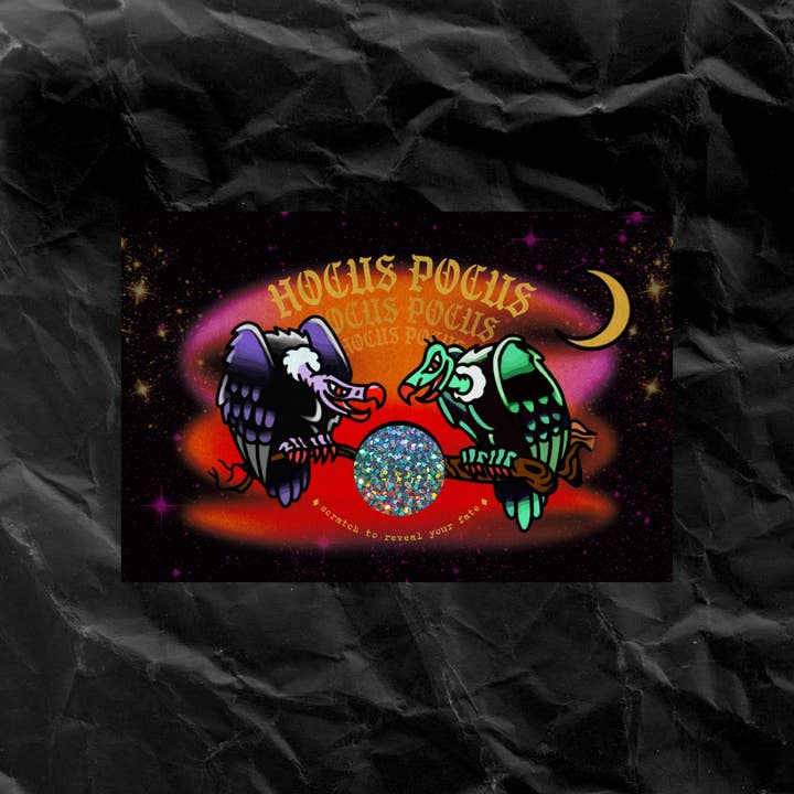 Cosmic Butcher - Wholesale Everyday Greeting Card - HOCUS POCUS Magic Scratch Off Fortune Card | Witchy Gifts5