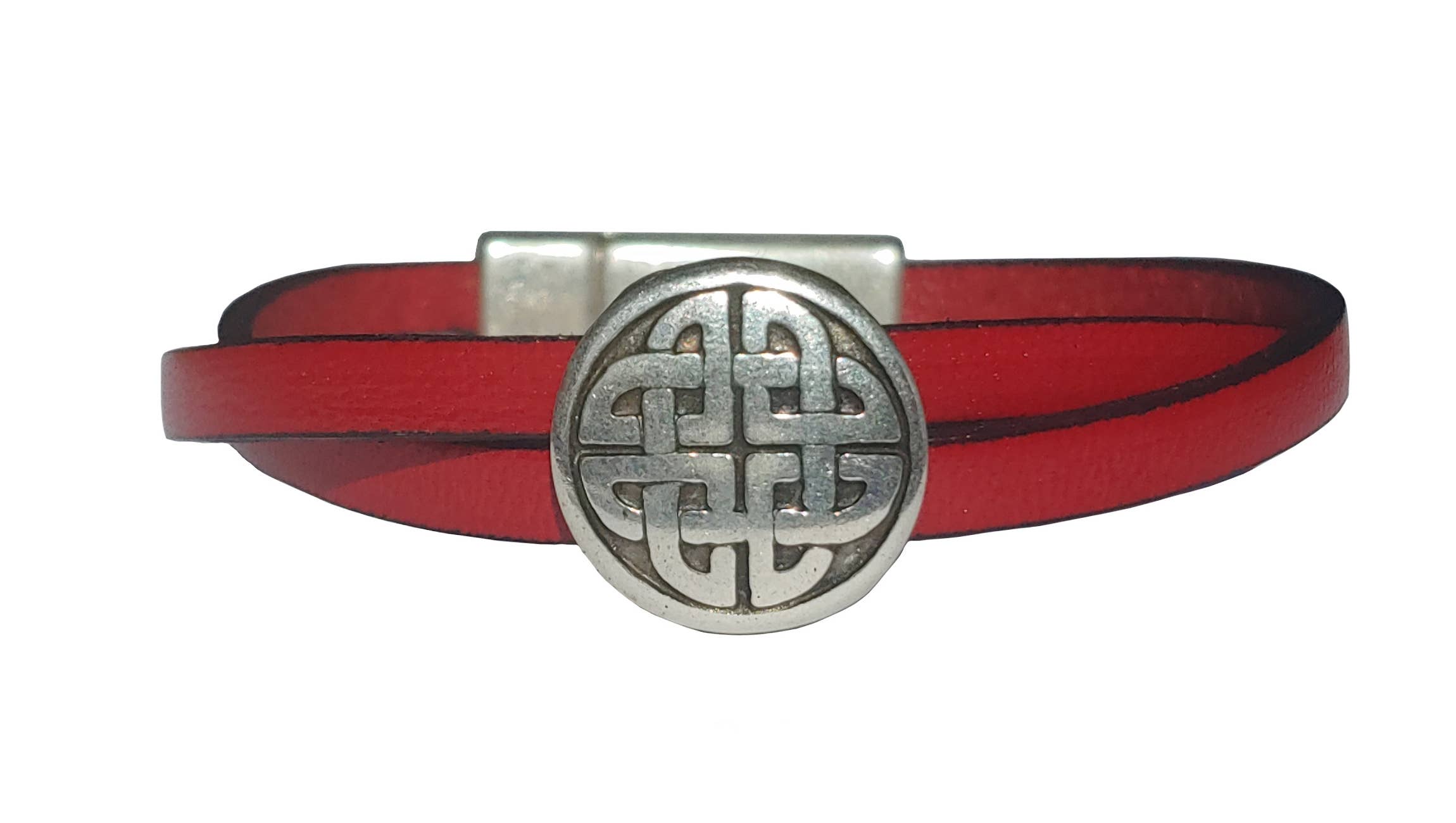 The Essence of Silver - Wholesale Bangle Bracelet - Women's Celtic Leather Bracelet5