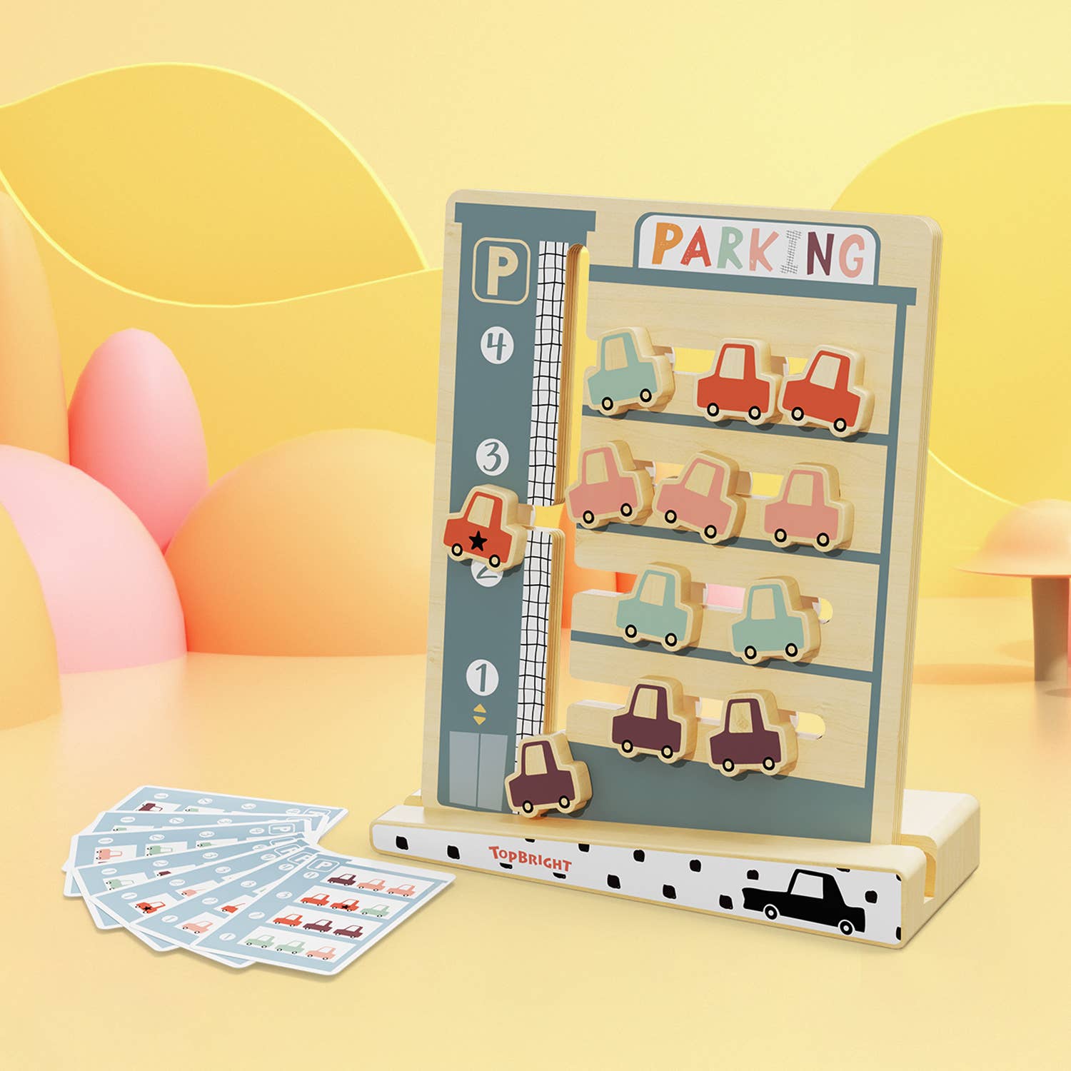 TOPBRIGHT GmbH - Wholesale Toy Set - Kids - Parking Challenge - Montessori4