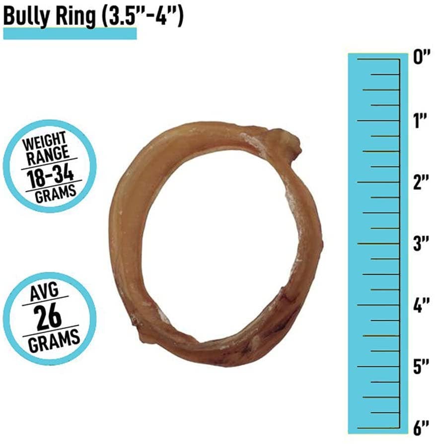 Hotspot Pets - Wholesale Pet Treats - Dog - hotspot pets All Natural Bully Stick Rings for Dogs2