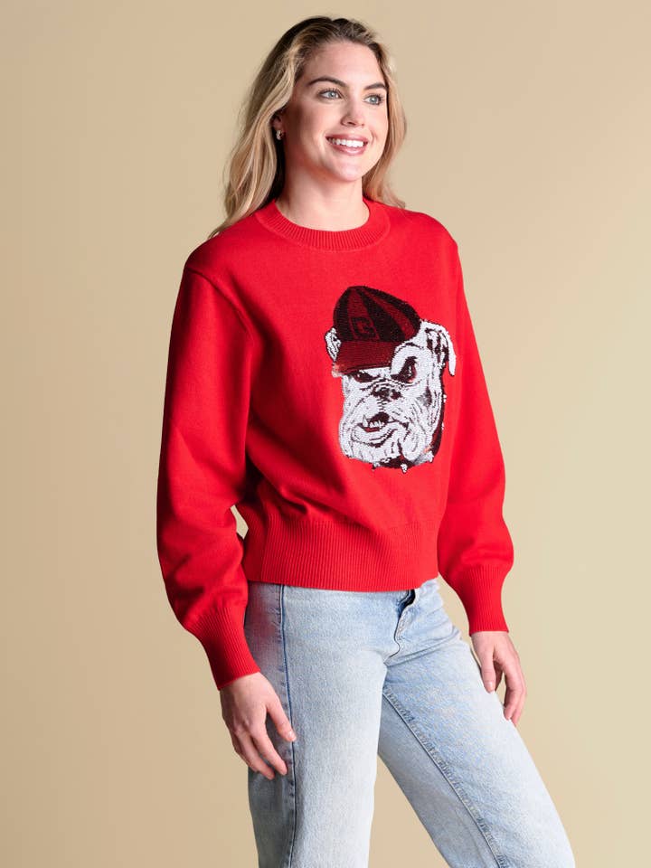 Stewart Simmons - Wholesale Knitted jumper – Women′s - The Classic Sequin Sweater | Georgia2