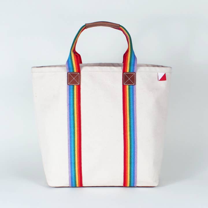 ShoreBags - Wholesale Tote Bag - Women's - Society Canvas Tote Bag with Leather Customize