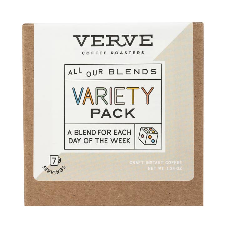 Instant Craft Coffee - Verve - Variëteit, 7 stuks voor wholesale door Verve Coffee Roasters