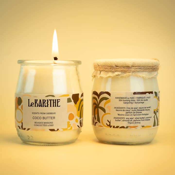 Doftljus med kokosnöts- och smördoft för wholesale av Le Karithé