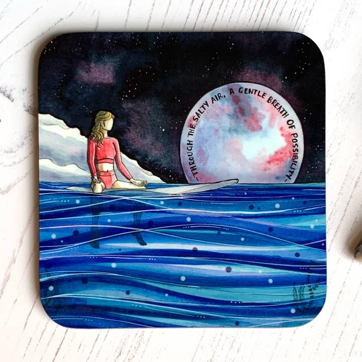 Coaster - 9cm - Full Moon Possibility for wholesale by Cornwall Studios