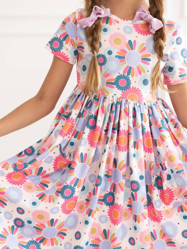 Mila & Rose - Wholesale Dress - Kids - Keep Growing S/S Pocket Twirl Dress