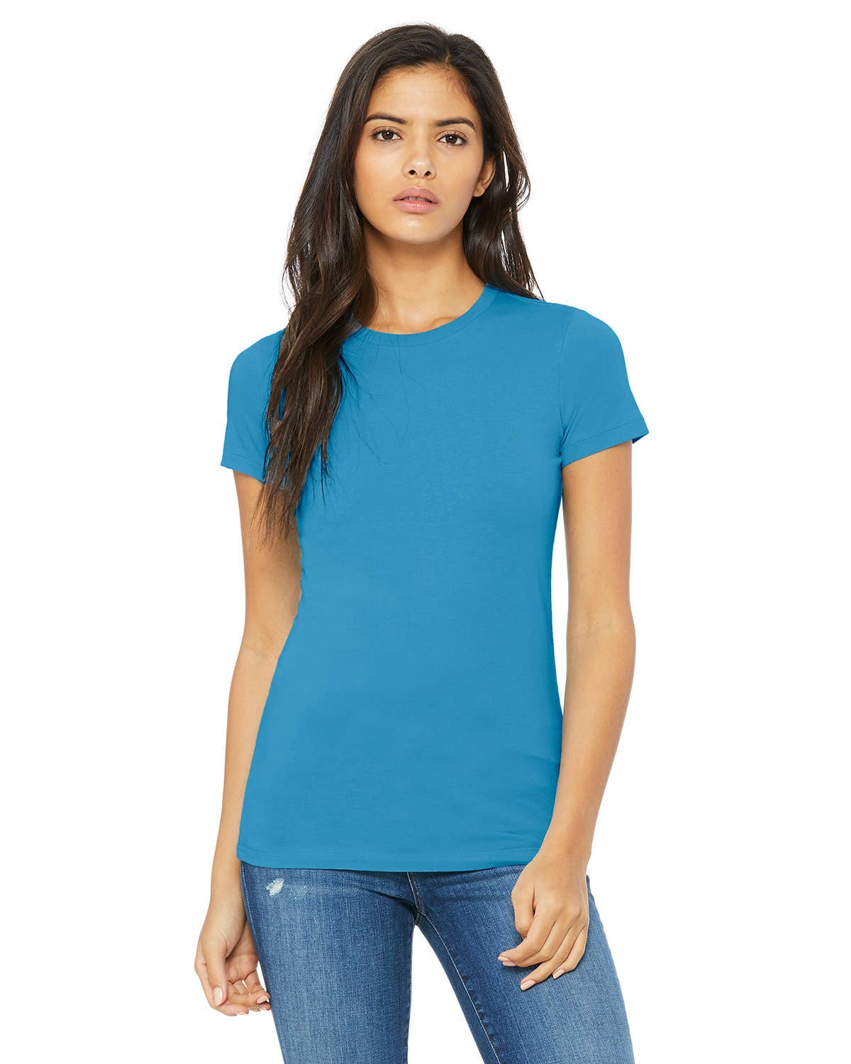 Total Apparel - Wholesale T-Shirt - Women's - Bella + Canvas 6004 - Ladies' Slim Fit T-Shirt8