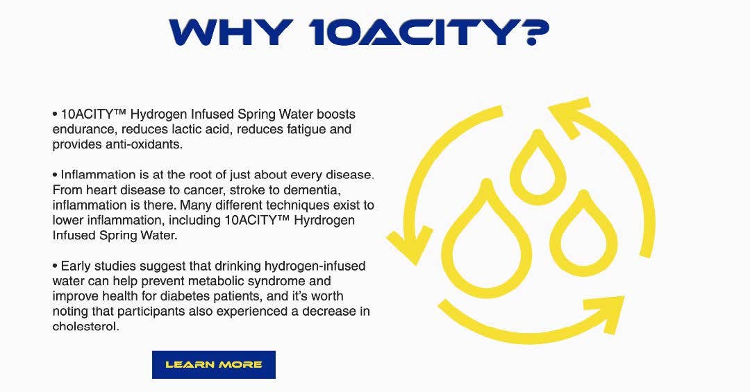 Penta 5 Natural LLC - Vendita all'ingrosso Acqua frizzante - Acqua infusa di idrogeno da 10acity8