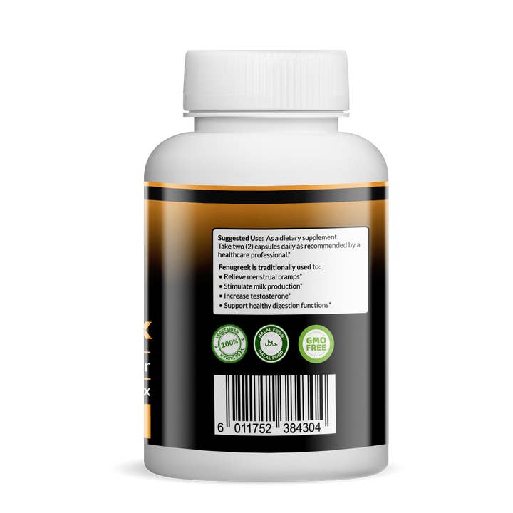 Earthly Love Imports - Wholesale Oral Supplement/Vitamin - Fenugreek Capsules