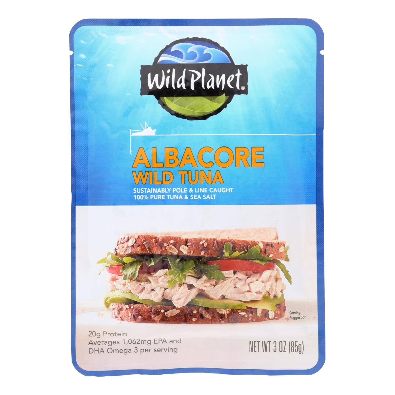 Ware Spark - Wholesale Tinned Fish - Wild Planet Wild Albacore Tuna  - Case Of 24 - 3 Oz0