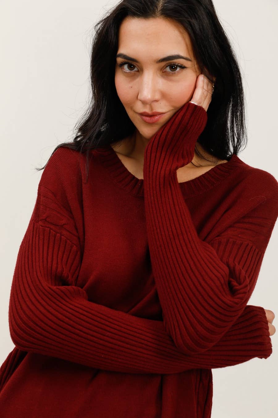 DIX-ONZE - Wholesale Lounge Set - Women's - Ribbed Premium Knit Homewear/Casual Set0