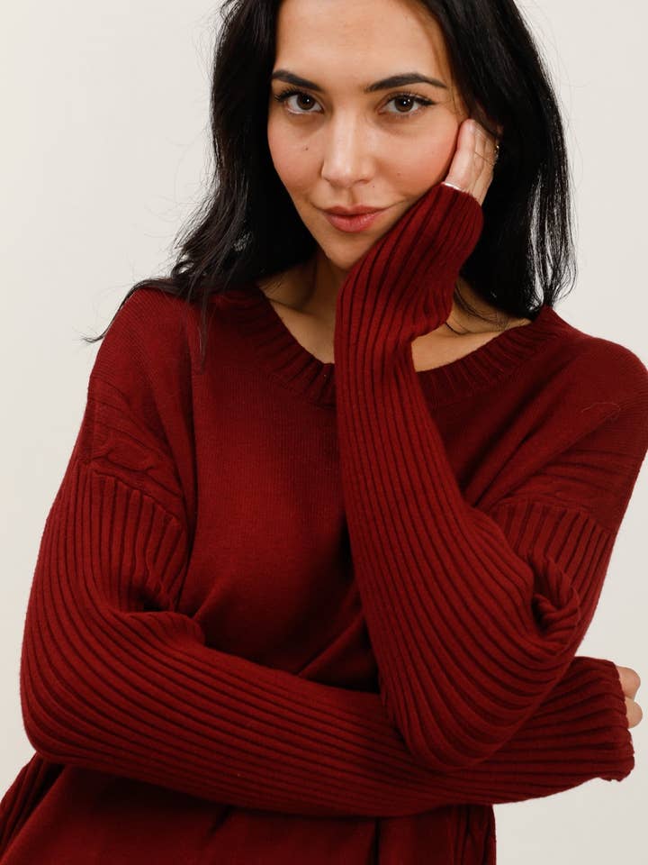 DIX-ONZE - Wholesale Lounge Set - Women's - Ribbed Premium Knit Homewear/Casual Set