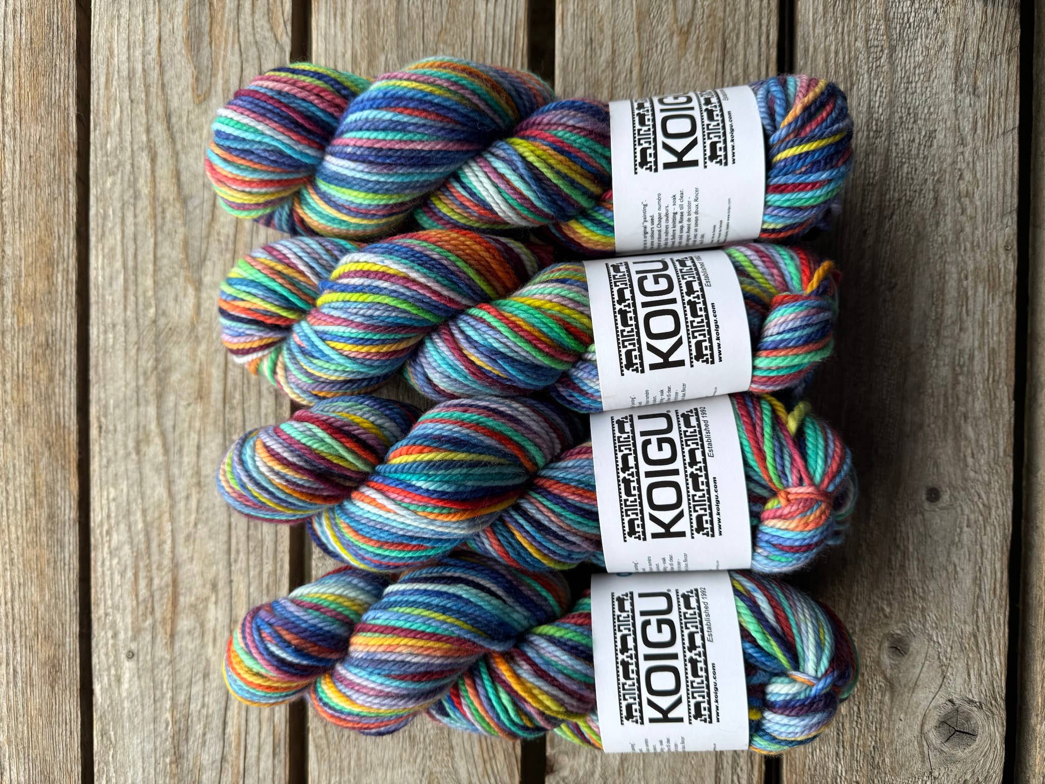 Koigu Wool Designs - Wholesale Yarn - Chelsea Aran Merino Yarn -group B5
