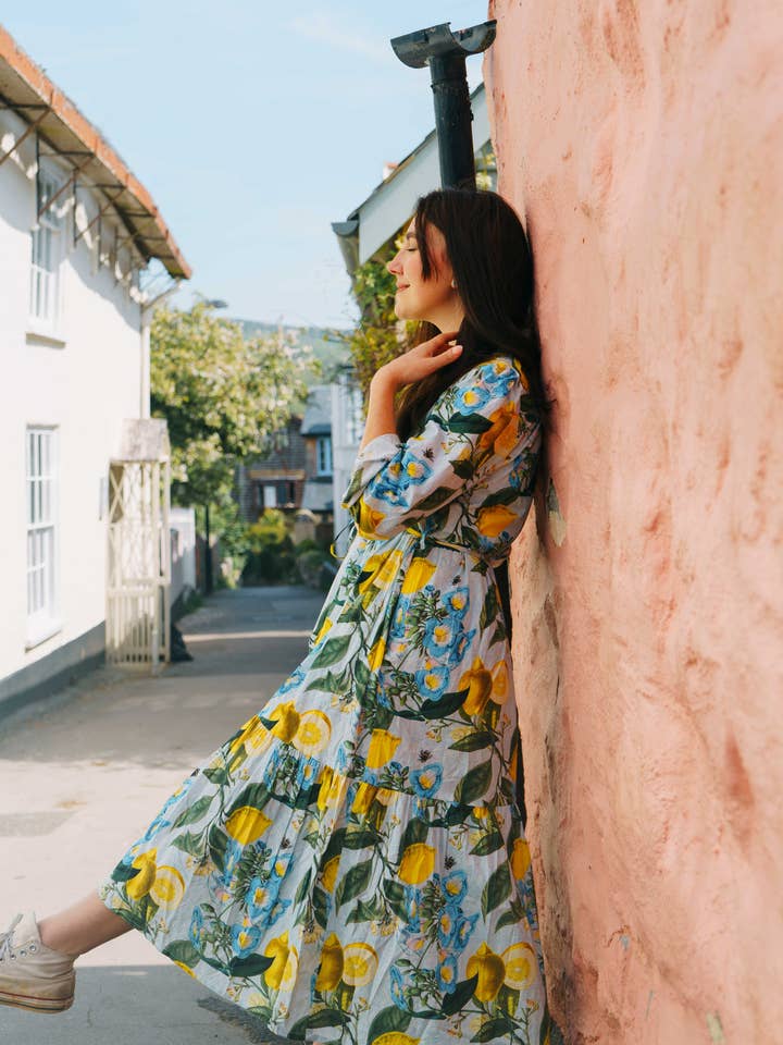 Vestido de Algodón Georgie - Sicilia para venta al por mayor de Rosehip Design