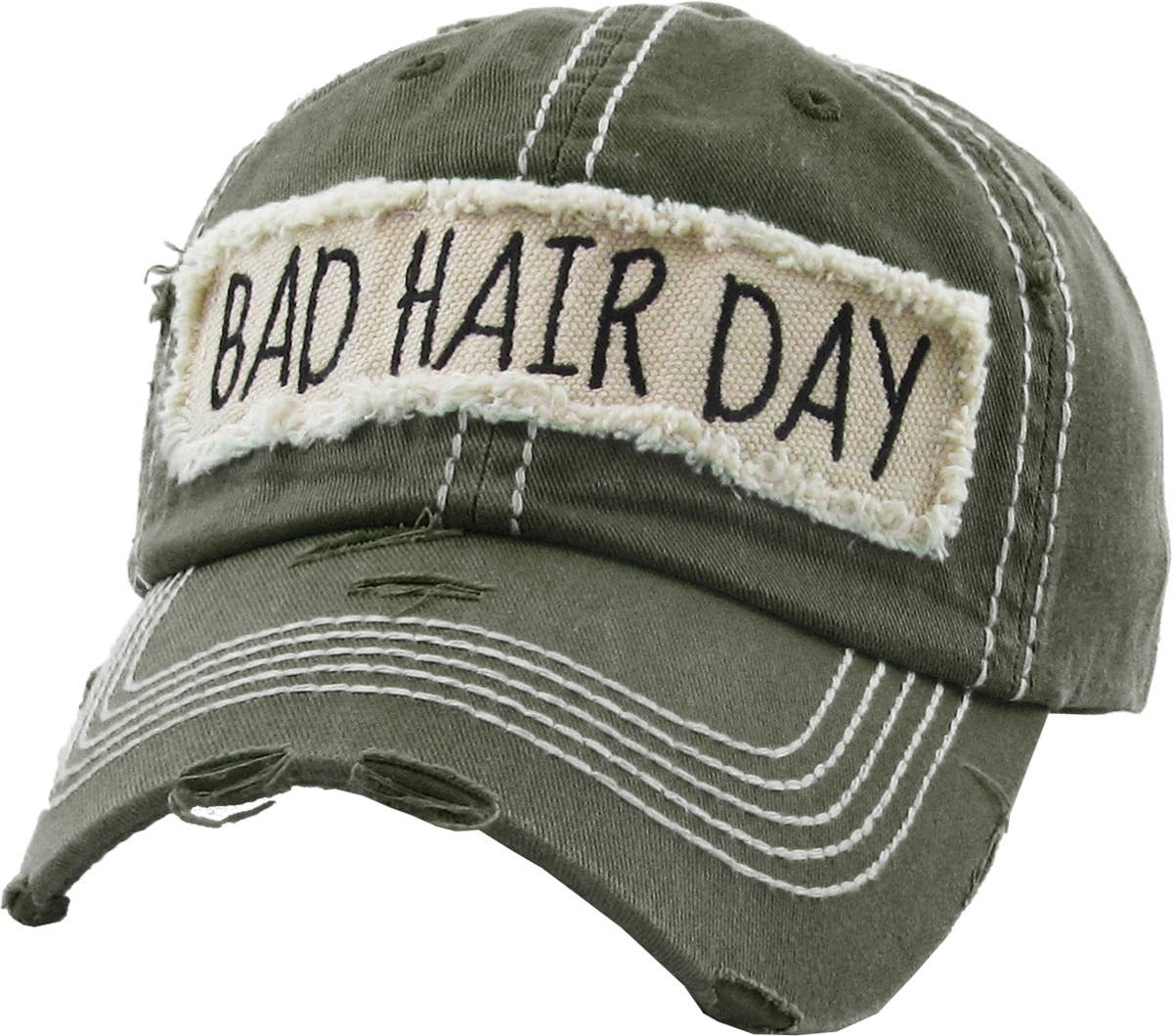 KBETHOS - Vendita all'ingrosso Cappellino da baseball - Donna - Berretto a sfera vintage lavato Bad Hair Day31