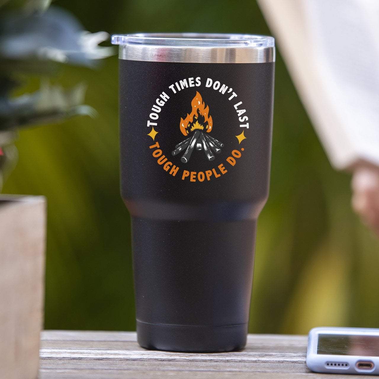 Soulful Wear - Wholesale Insulated Mug/Tumbler - Tough Times Don't Last, Tough People Do - Tumbler12