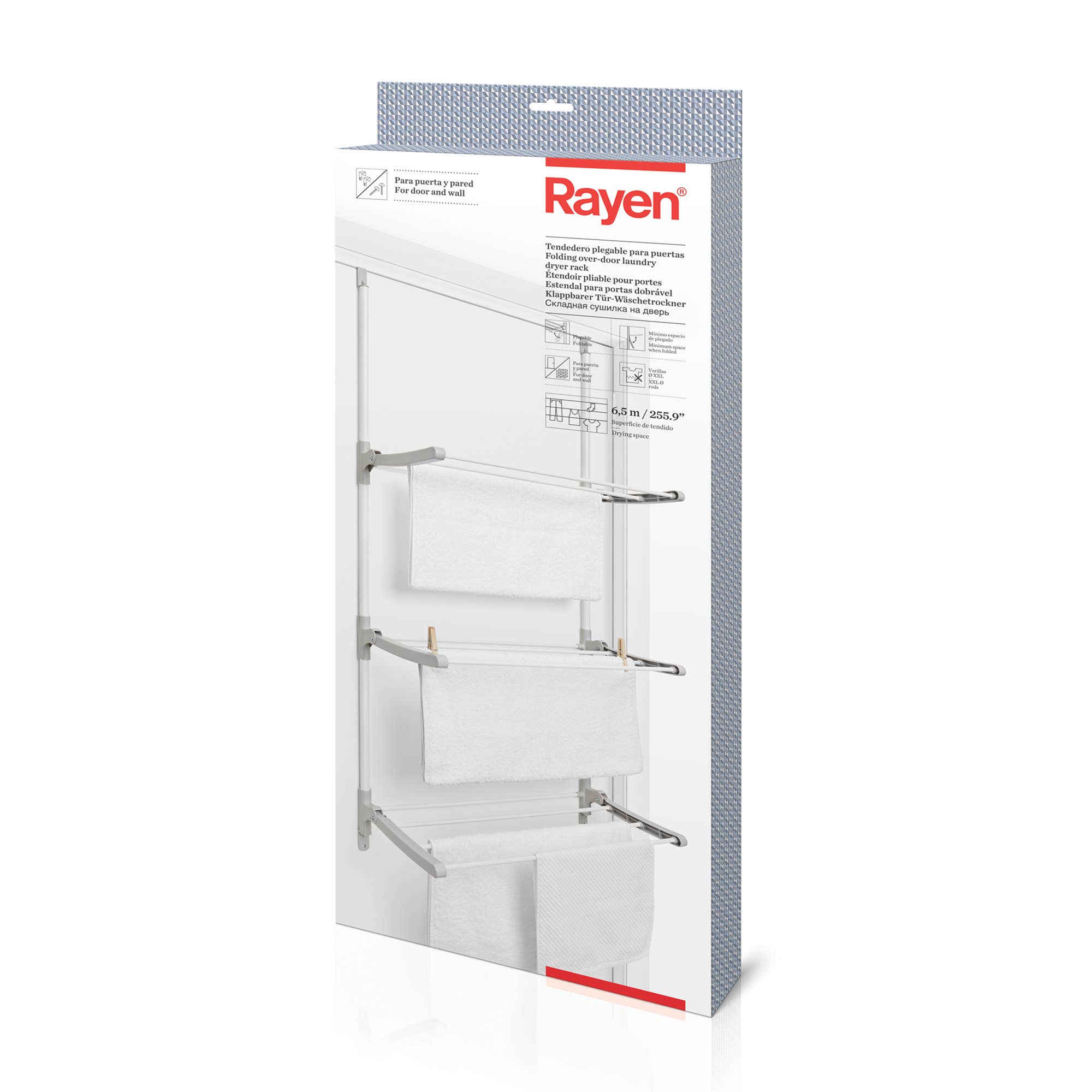 RAYEN – wholesale Handukkshållare/-hängare – Vikbar torkställning för dörrar2