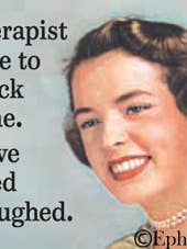 Magnet: My therapist told me to cut back on wine. for wholesale by Ephemera