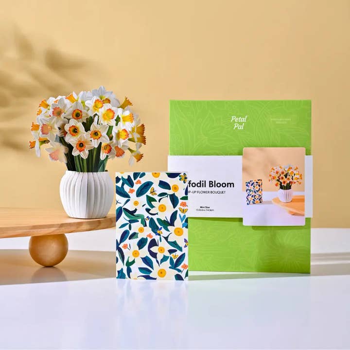 PetalPal - Wholesale Artificial Flowers - Mini Daffodil Bloom Pop-Up Bouquet