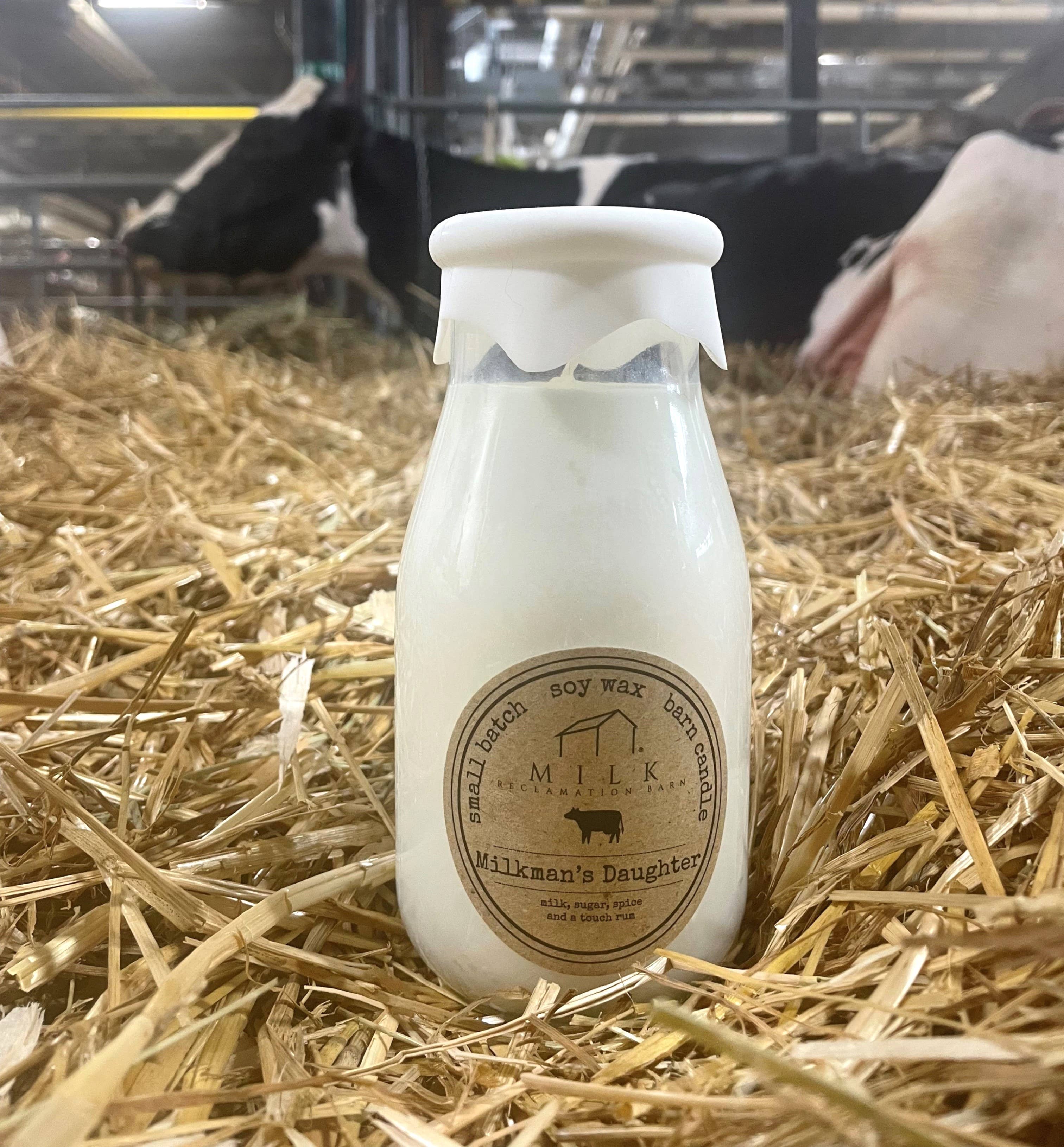 Milk Reclamation Barn - Wholesale Jar/Filled Candle - Milk Bottle Candle 13 oz22