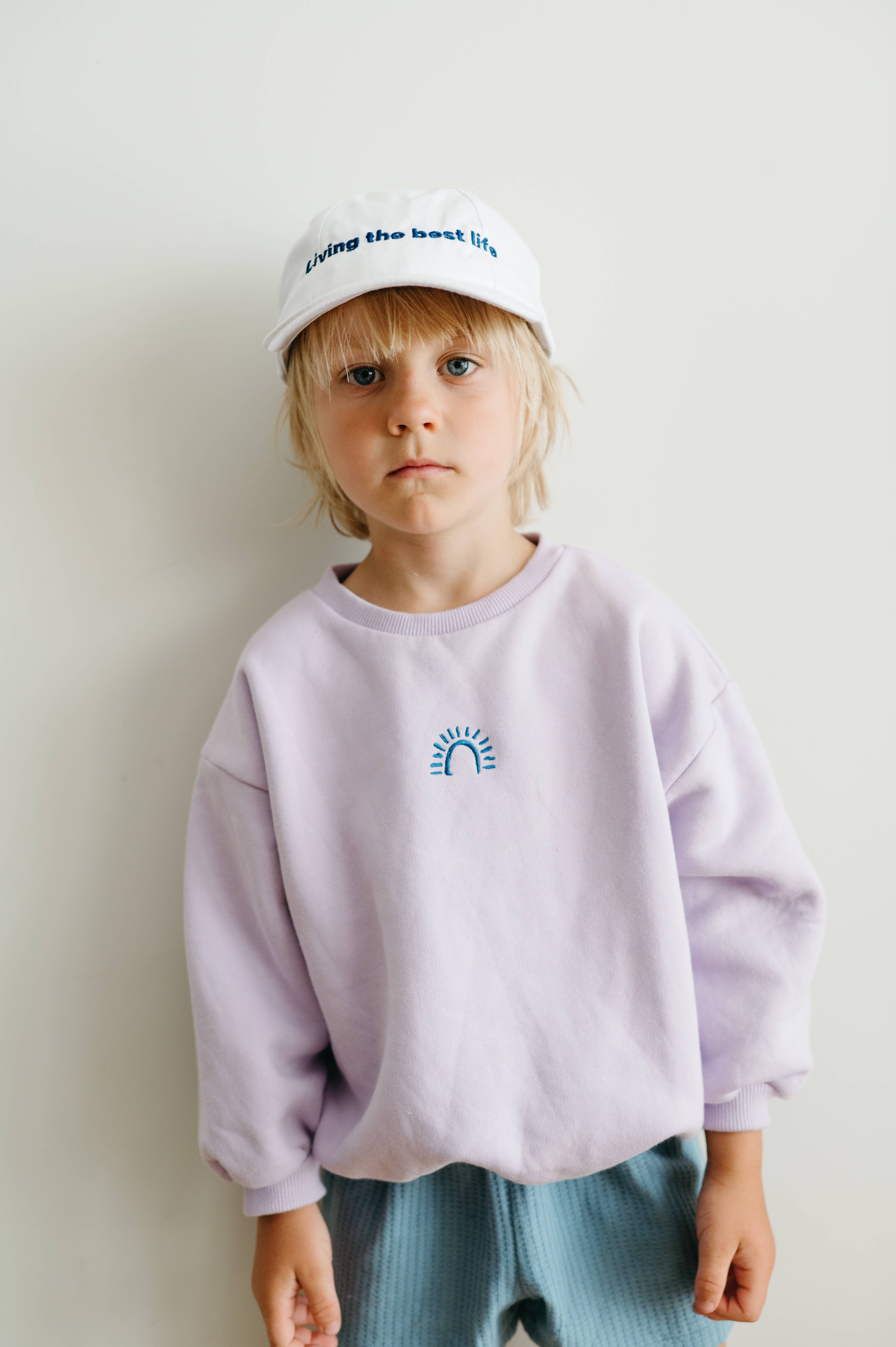 millawkids - Wholesale Sweatshirt - Kids - Living the best life sweatshirt0