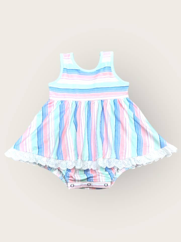 GIRL SPRING BUBBLE DRESS for wholesale by Serendipity Clothing Co