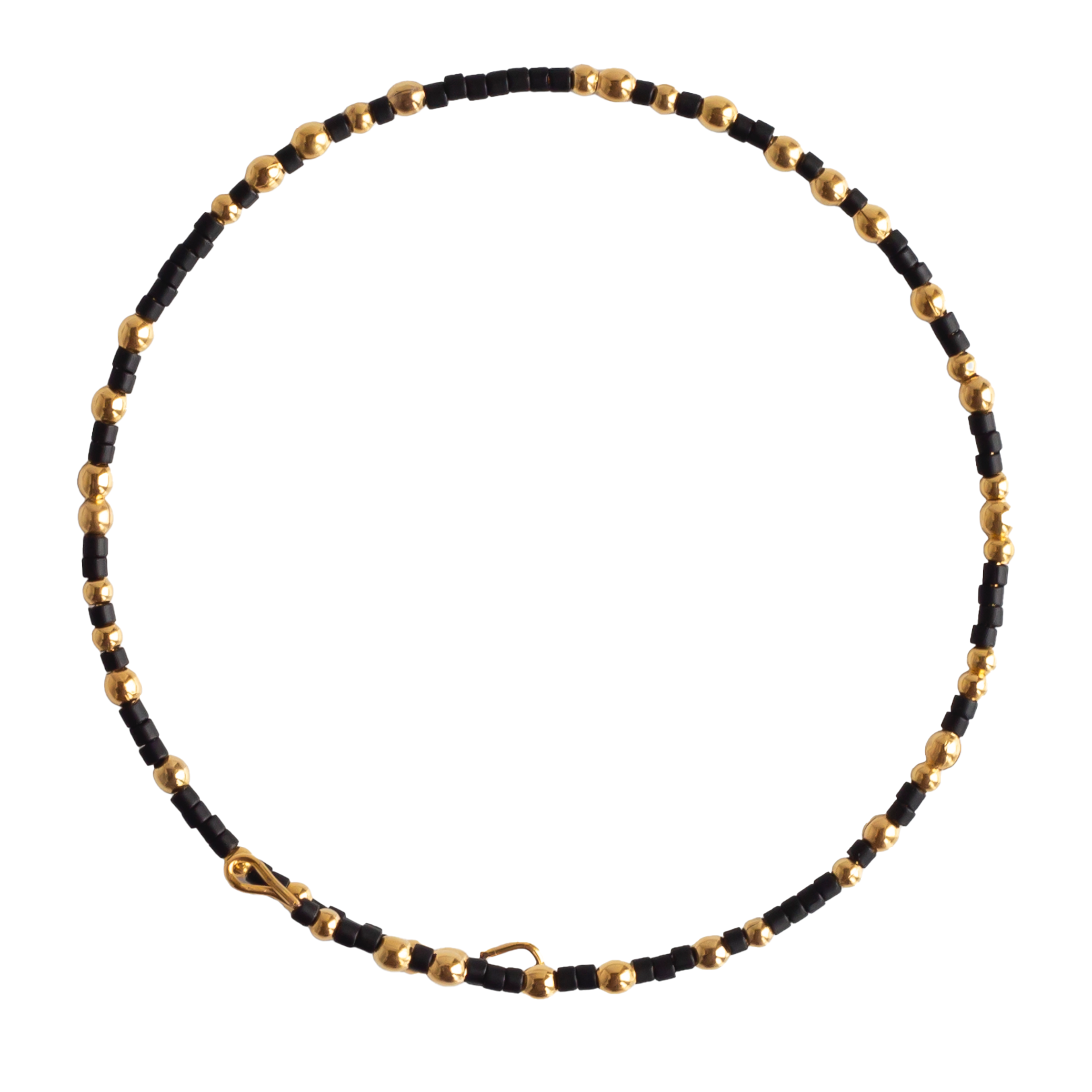 Lenny & Eva - Wholesale Bangle Bracelet - Confetti Beaded Bangle-Black, Delicate Stacking Bracelets3