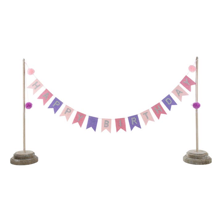 Happy Birthday Pink Banner for wholesale by Glory Haus