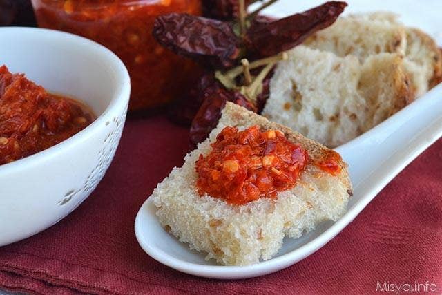 Famiglia Crispino – Engroshandel Sauce – BRUSCHETTA ALL'ARRABBIATA - 270g - HJEMMELAVET - VEG3